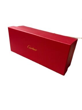 Cartier Onyx Panthère Rimless Glasses Gold Frame Designer Eyewear NEW in box